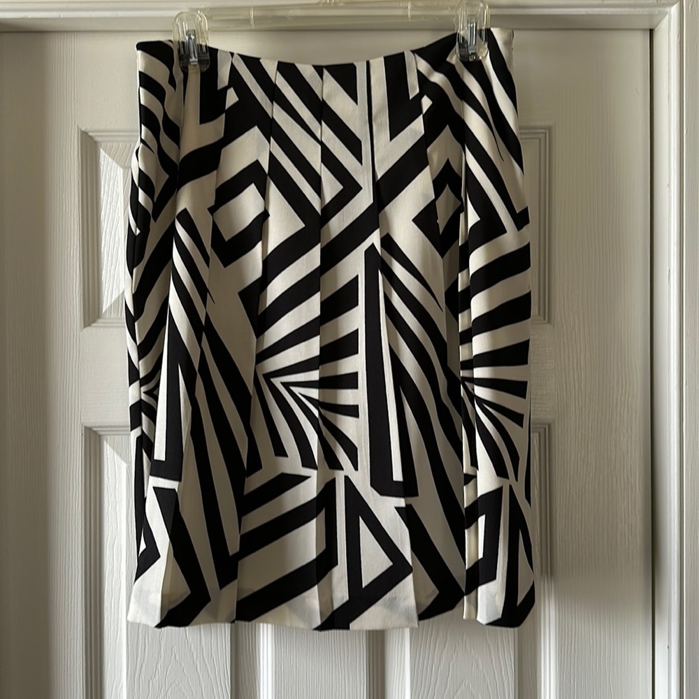 CK Geometric print skirt